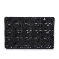 Customized Disposable Black PS Anti Static Automotive Piston Accessories Auto Parts Electronic ESD Plastic Cells Tray