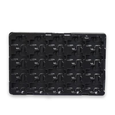 Customized Disposable Black PS Anti Static Automotive Piston Accessories Auto Parts Electronic ESD Plastic Cells Tray