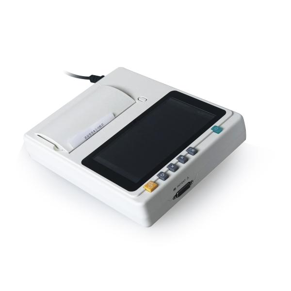 High resolution digital 12 channel portable ECG machine with LCD display