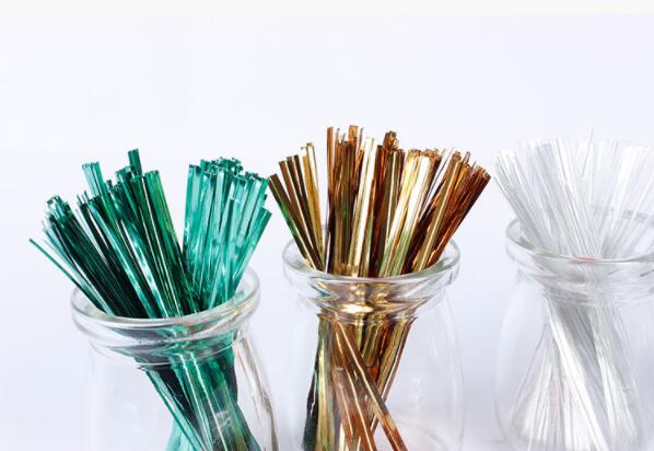 Galvanized Iron Core Gift Packing Tape Custom Art Paper Covered