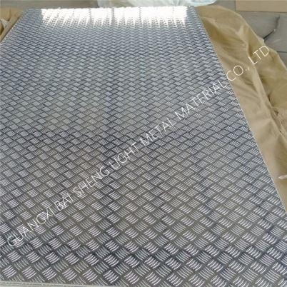 AA1100 / 3003 Aluminium  Five Bars  Chequered Plate