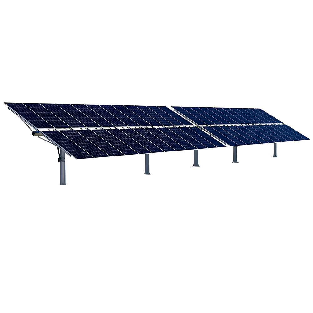 40 Panels Single Axis Solar Tracker 40P Single Axis Solar Tracking System