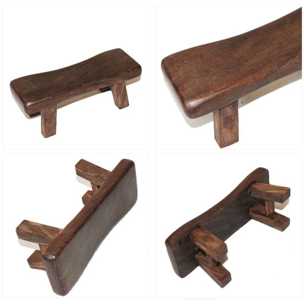 Yoga Sleeping Pillow Solid Wood Cervical Support Pillow Massage Fitness For Gym Exercise