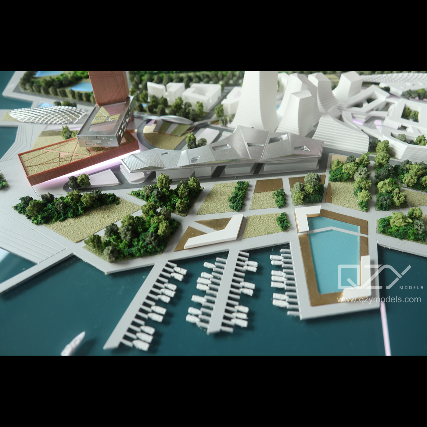 Модели городского планирования - NBBJ -1:2000 Tencent Da Chan Bay Master Plan Model