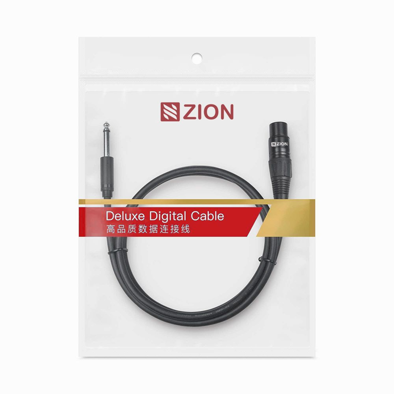 6.5mm Mono a XLR Cables de audio femeninos Premium TRS a XLR Cables para instrumentos de audio equipo de sistemas de sonido profesional