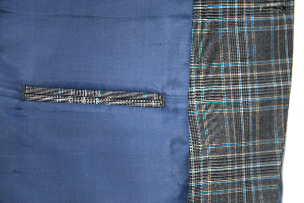 Dark Mens Grey 2 Piece Suit Business , Slim Fit Tailored Suits Zipper Fly