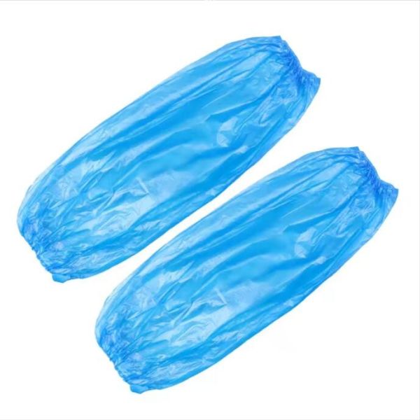 Hubei Haixin Disposable PE Sleeve Cover Wholesale Blue Waterproof Covers Supplier PP Dustproof Antifouling Sleeve Manufacturer