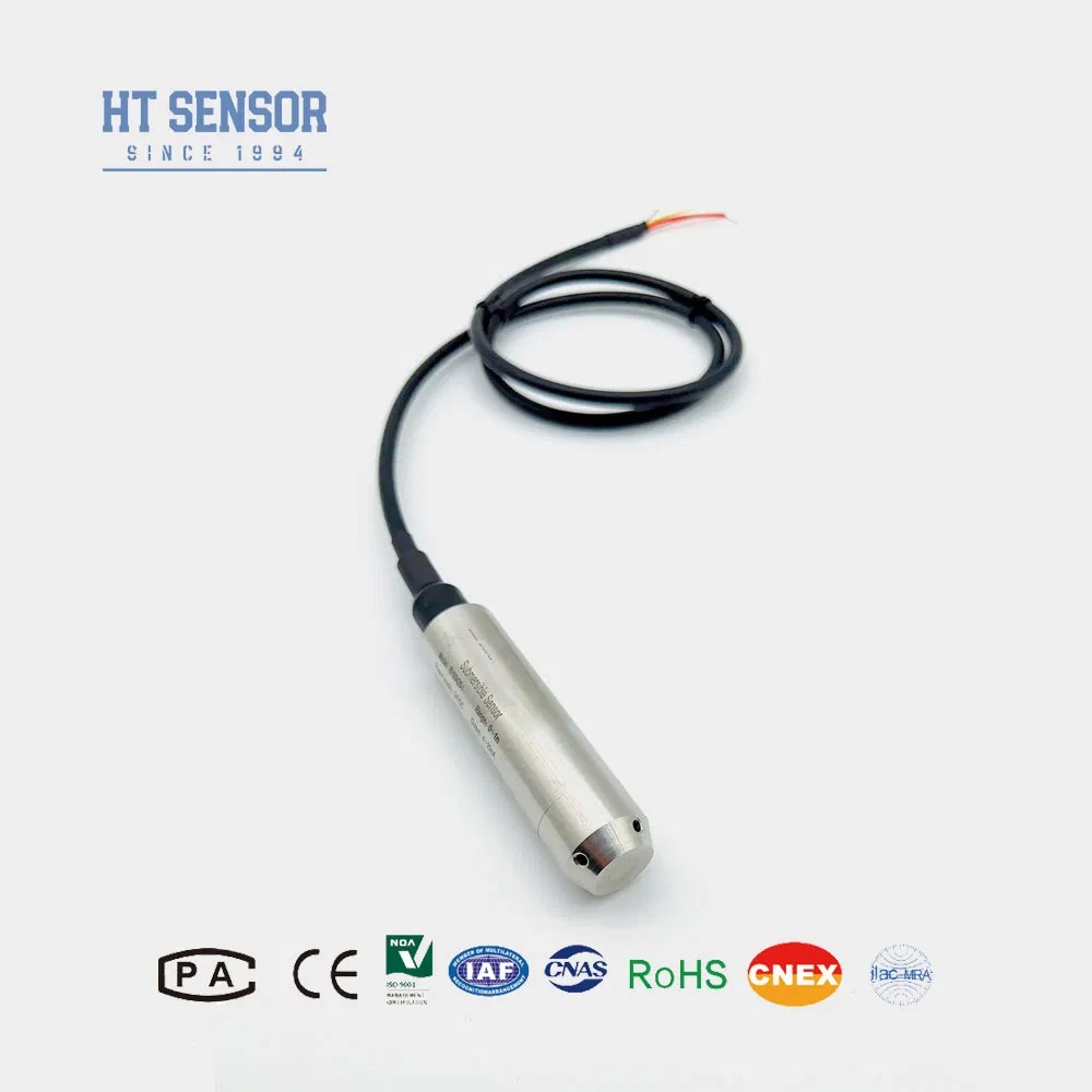 Analog 3.3V  0.5-4.5VDC Level Pressure Transmitter Smart Submersible Stainless Steel Water Tank Level Sensor Probe