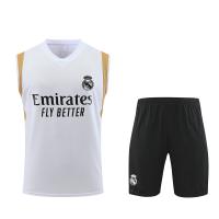 O futebol respirável do poliéster durável de pouco peso branco da veste do treinamento do futebol investe babadores