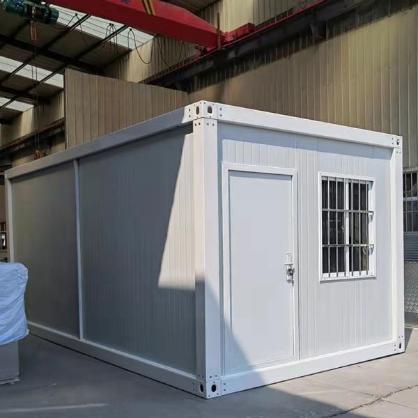 Casa de contêineres modular pré-fabricada personalizada com janela deslizante de PVC