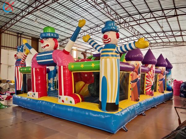 Commercial Inflatable The Clown Fun City Inflatables Bouncy House Slide Castle