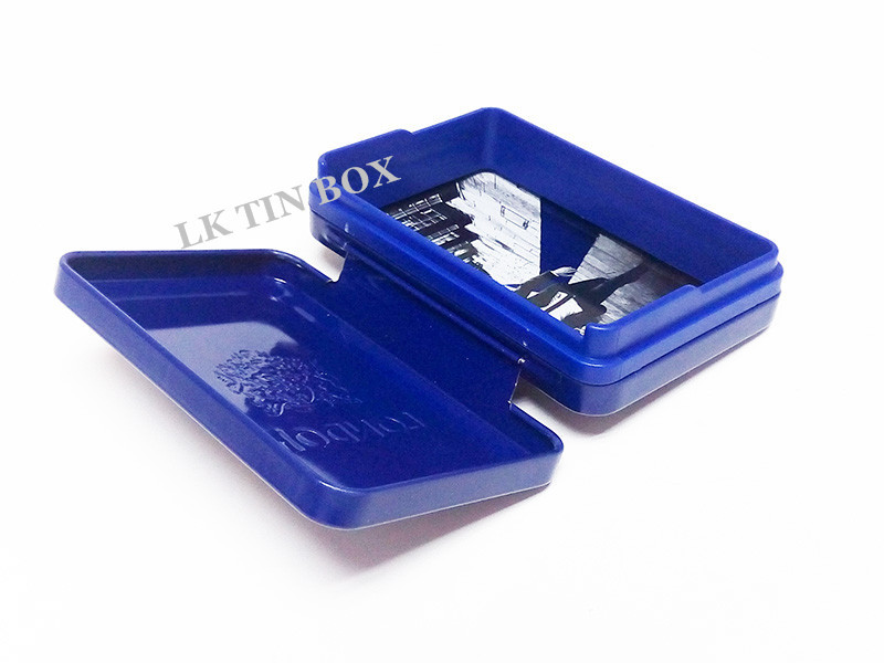 Hard 1 Pack London Embossed Cigarette Tin Can With Plastic Insert