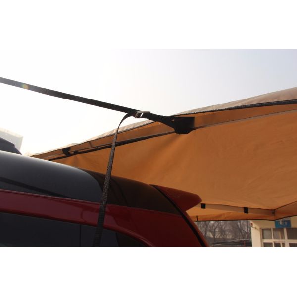 9KG Gross Weight Car Side Awning with Camping and Shower Tent Folding Size 162X19X10cm