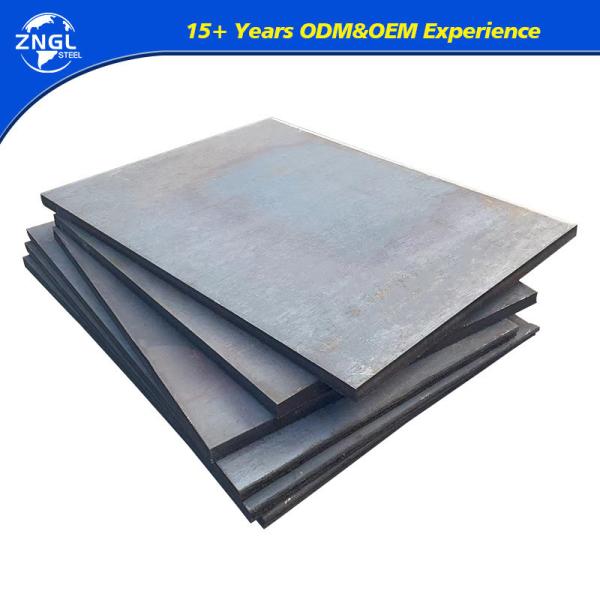 Demande personnalisée Q195 Q215 Q235 Q255 Q275 Plaque en acier au carbone pour plaque de conteneur