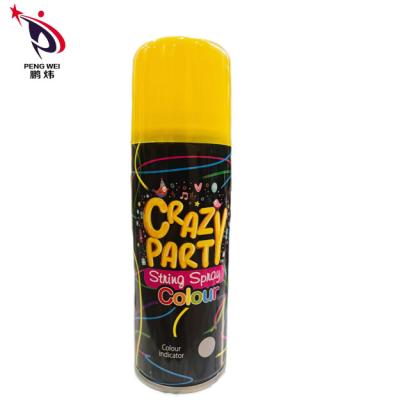 250ml Multicolor Birthday String Spray , Christmas Crazy String Party Spray