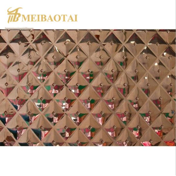 Плита диаманта нержавеющей стали SS201, 10ft выбитый стальной лист 0.75mm толщиной