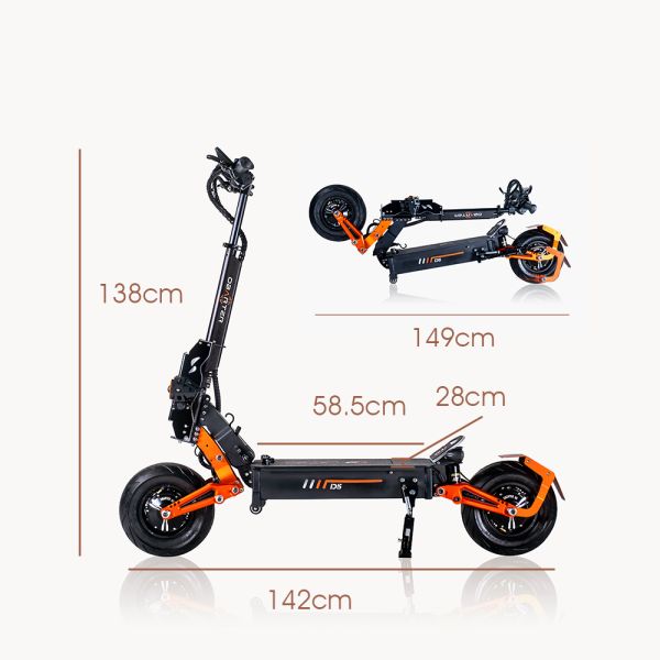 Selling foldable adult electric scooter motorcycle 5000w48V