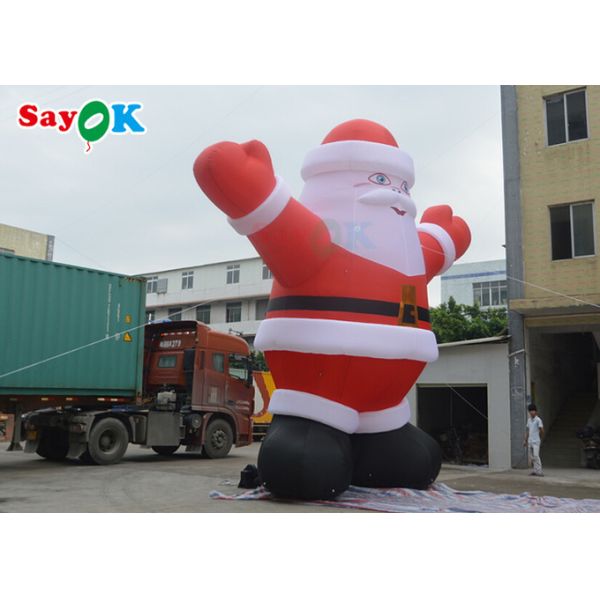 Entertainment 6m PVC Inflatable Christmas Santa Claus Yard Decorations