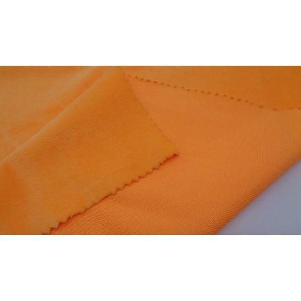 100% Polyester Bonded Fabric Short Plush 205 Gsm Windproof