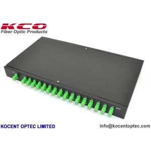 1.0m 1x16 SC/APC Fiber Optic Splitter with Low Insertion Loss and Telcordia GR-1209/1221 Qualified for 19'' Rack Mount