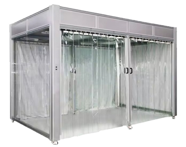 304 quarto desinfetado de aço inoxidável da classe 100000 FFU com chuveiro de ar