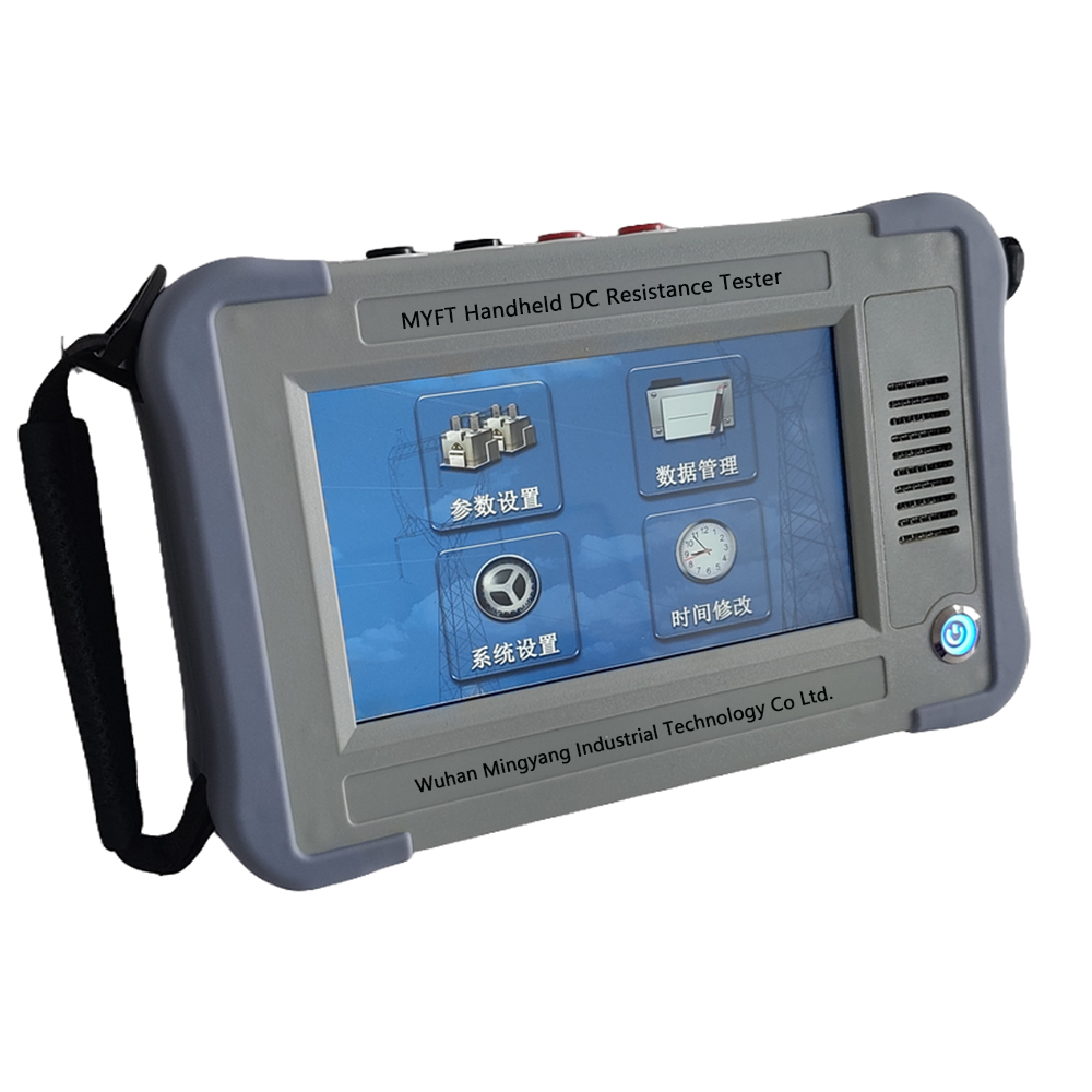 Large Screen Battery Handheld Micro Ohmmeter for Transformer Winding Resistance Testing