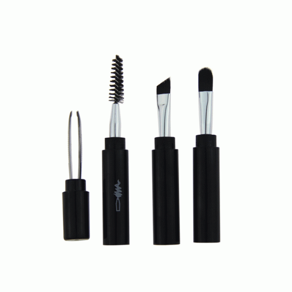 Single Silicone Hair Black Handle Liner Makeup Brush Cosmetic Brush