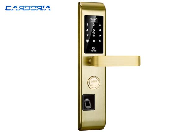 SUS304 Panel Fingerprint Digital Door Lock For Home High Security Level
