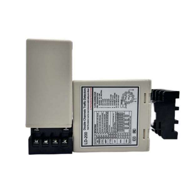 Low Voltage 12-24 VADC Dual Channel Loop Detector For Gate Access Automatic Gate Opener