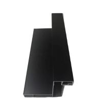 l'extrusion en aluminium noire de 1.5mm profile les châssis de fenêtre en aluminium de glissement