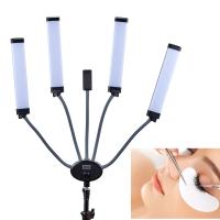 448pcs conduziu a luz de Externsion da pestana para Lash Artist 4 braços flexíveis 80w