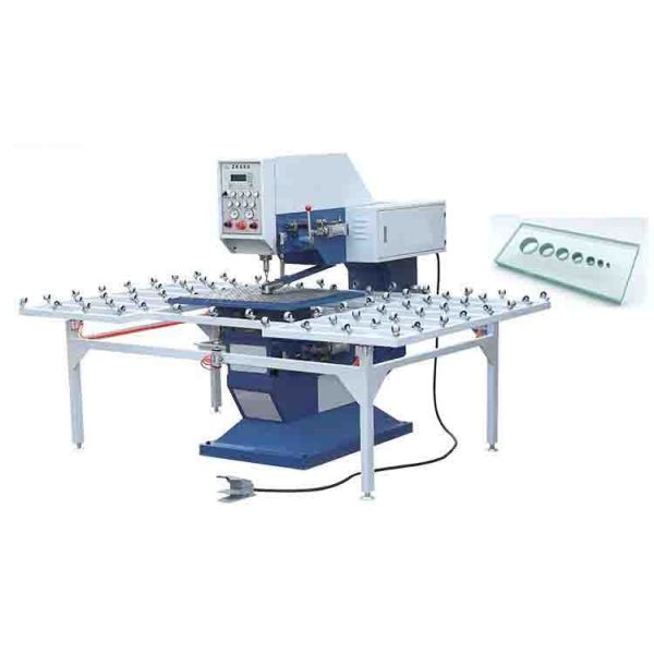 High processing efficiency glass drilling machine for door