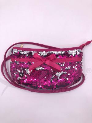 Sequin Shoulder Bag,Crossbody Bag with Zipper Pockets,Two-sided sequin bag