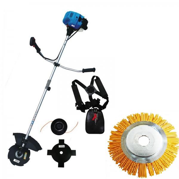 Yellow / Red Bristle Brush Cutter Spare Parts With Nylon Wire Material