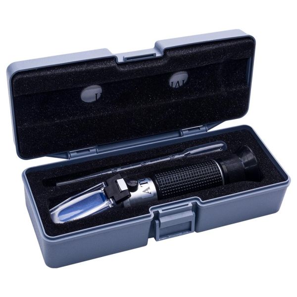 Handheld Brix Refractometer with 0-32% Brix Range and Automatic Temperature Compensation for Beer Wort SG Measurement