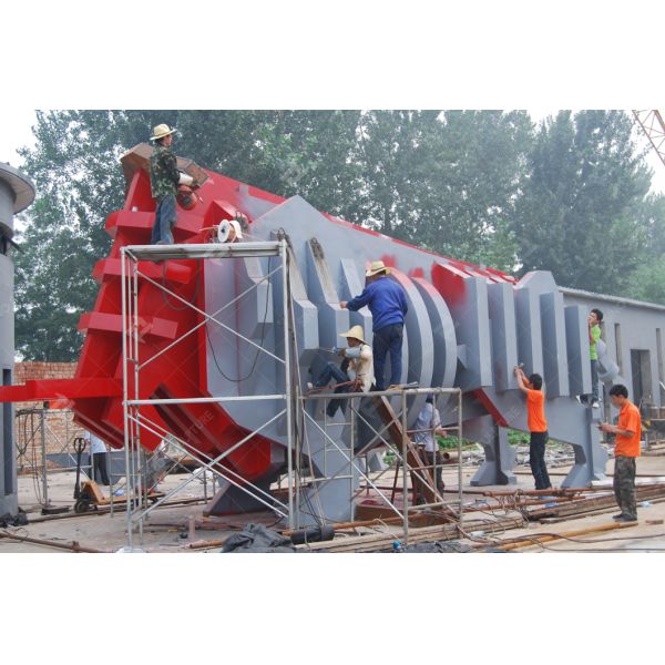 Большая наружная распыляемая металлическая скульптура из стальной коровы для украшения дороги