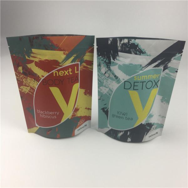 CBD adapté aux besoins du client met en sac le support vers le haut du paquet de Doypack Matte Aluminum Foil Baggies Food