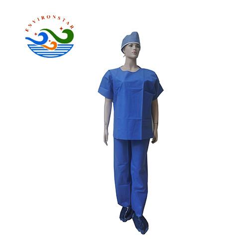 isposable Surgical Clothes 3 Layers SMS Doctors Nurses Operation Room Short Sleeves Top Pants