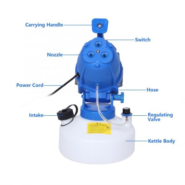 COOLRAIN 4L Electric ULVS-8000 Fogger Sprayer corona virus COVID-19 Disinfection Sprayer AC 110-220V Nursery Sterilizer