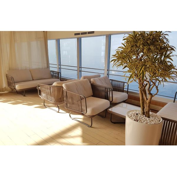Courtyard Furniture High End Rattan Outdoor Furniture for Modern Luxury Sofa Set