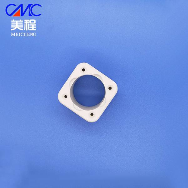 High Electrical Insulation Textured Alumina Ceramic Parts Heat Resistant