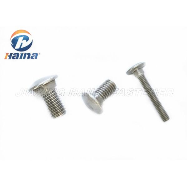 Stainless Steel 304 316 Hardened Plain Finish Coach M12 carriage bolt