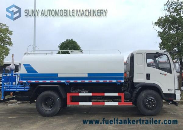 6 Wheels 6000L Water Transport Truck / Water Truck Trailer 95hp 4X2 Left Hand Drive