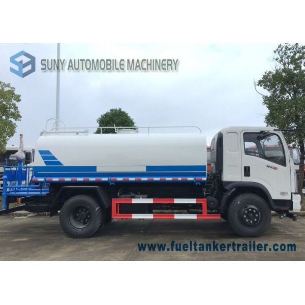 6 Wheels 6000L Water Transport Truck / Water Truck Trailer 95hp 4X2 Left Hand Drive