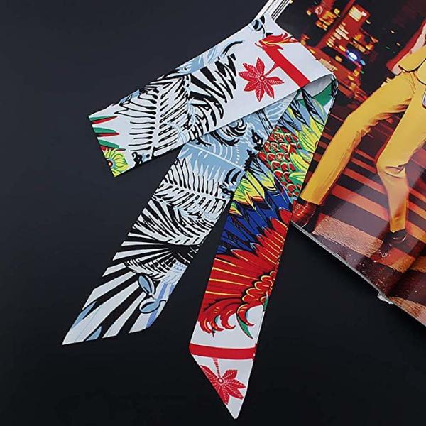 Hair Wrap 100x4cm Mulberry Silk Scarf Decorative For Womens