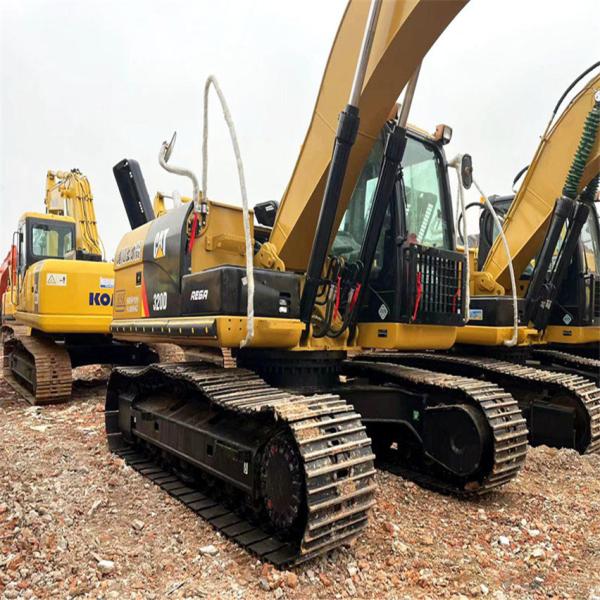 Excavadora usada Cate CAT323D CAT320D original japonês 20ton 23ton escavadora de retroescavadeira hidráulica em boas condições