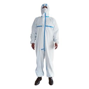 Anti Dust Disposable Isolation Gowns Non Porous Ventilation Block Infection
