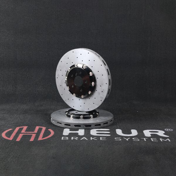 HEUR Brake Carbon Ceramic Rotor For Vw Cc Golf R Mk7 Refit 393*36mm Front Set