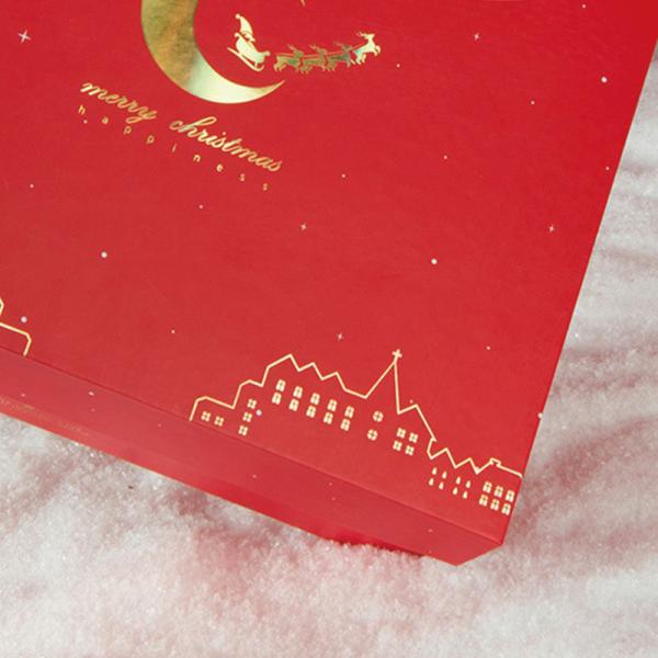 Recycled 4C Offset Printing 1.5mm Christmas Gift Box