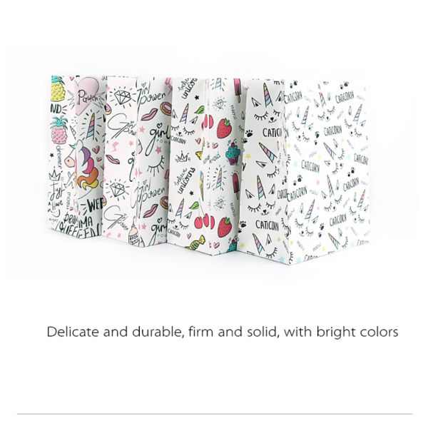 Ultraportable Kraft Paper Christmas Bags